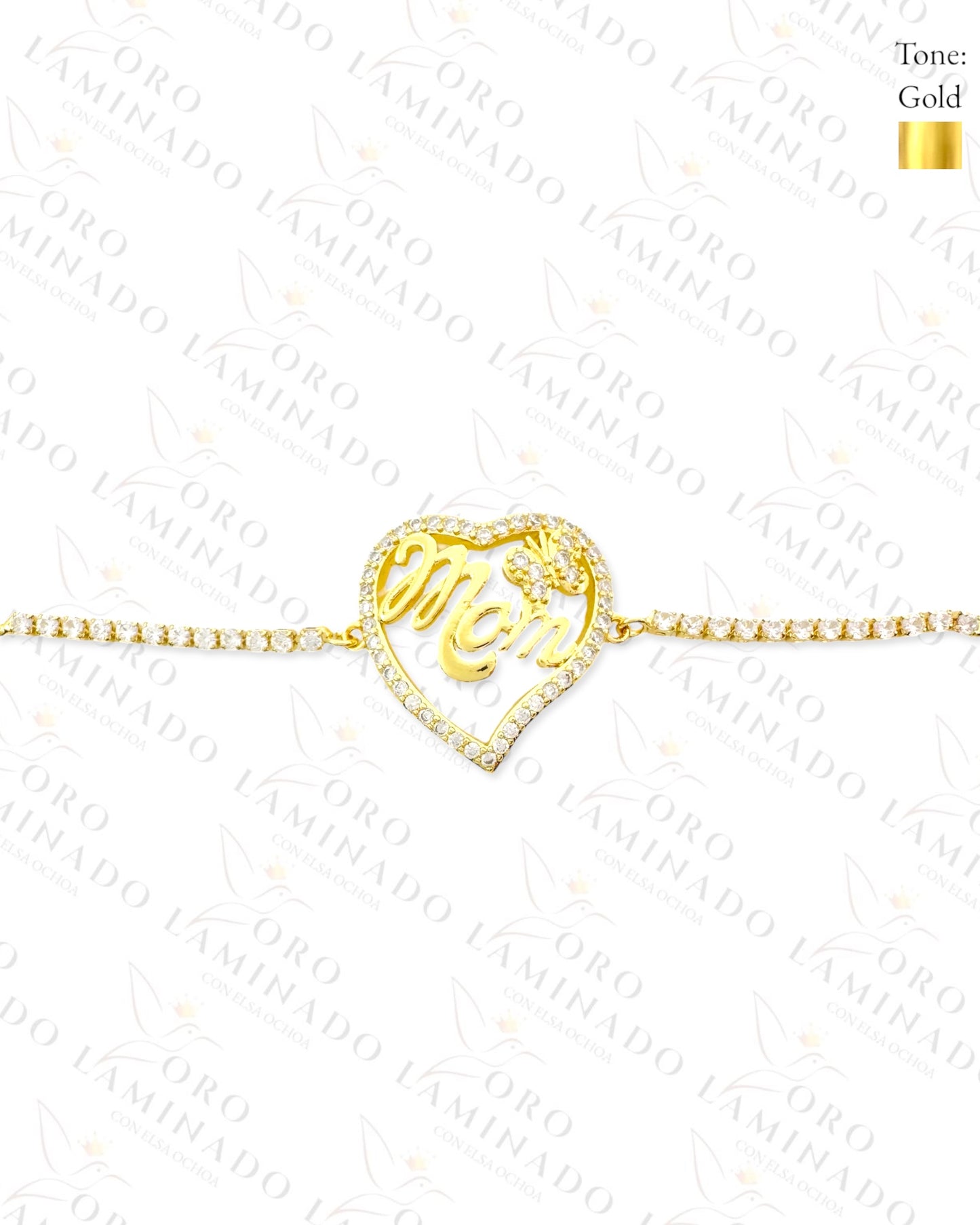 Gold Filled MOM Adjustable Bracelet C189