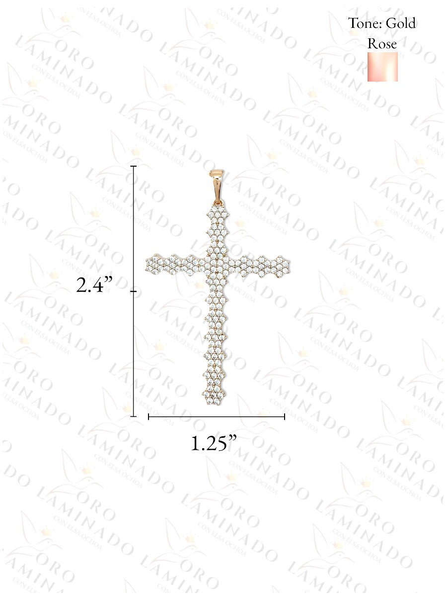 High Quality Diamond Cross Necklace B121