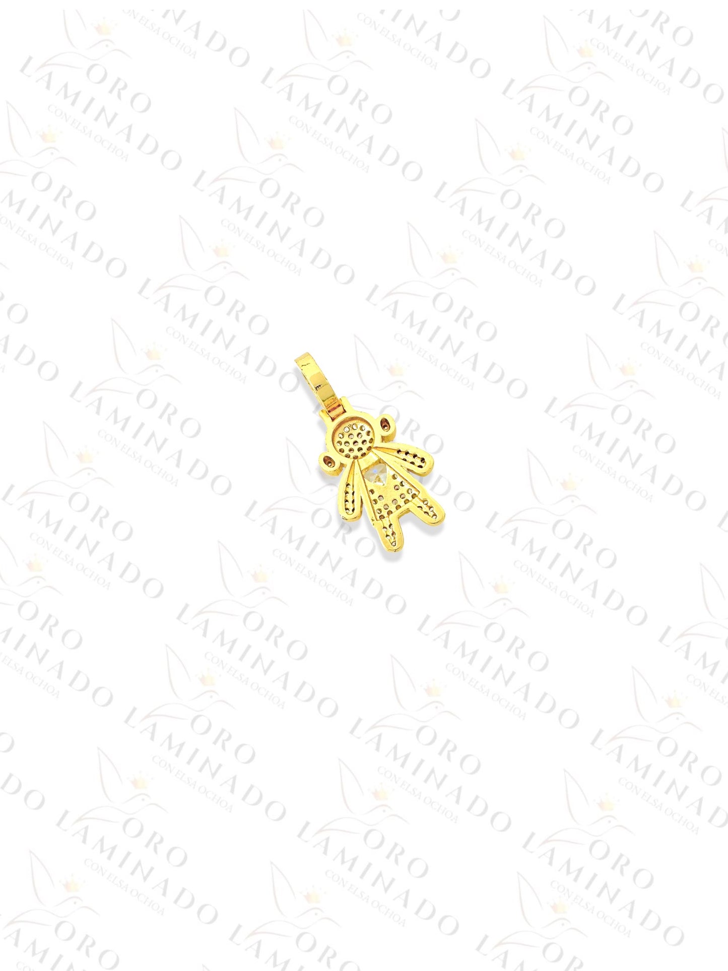 Clear Heart Girl Charm C229