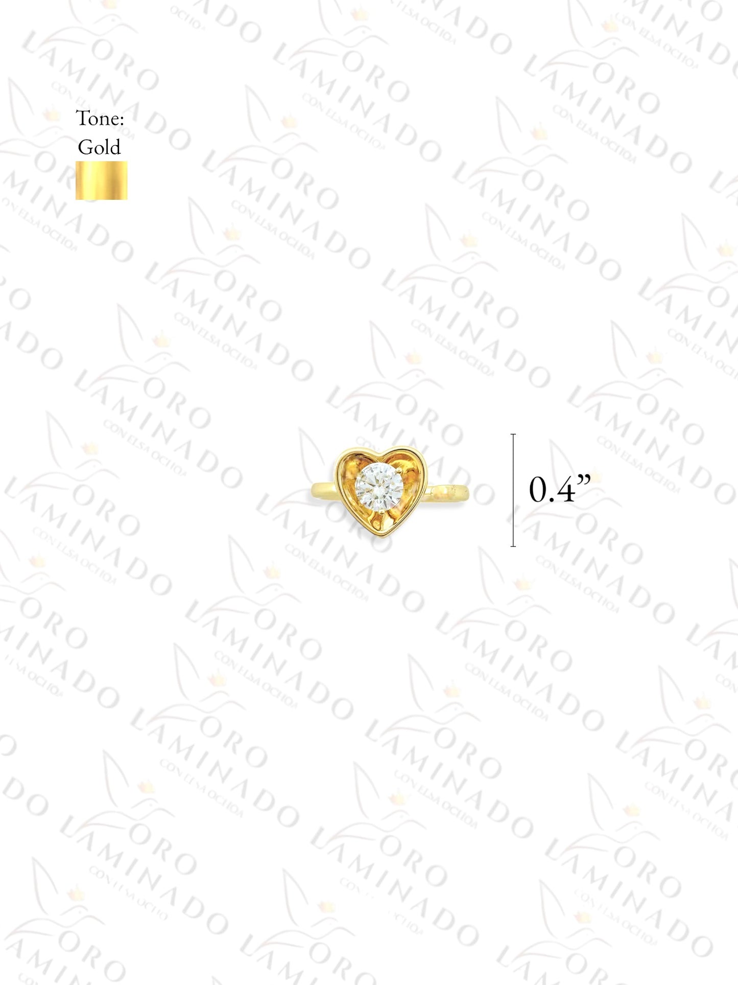 Adjustable Heart Ring C350