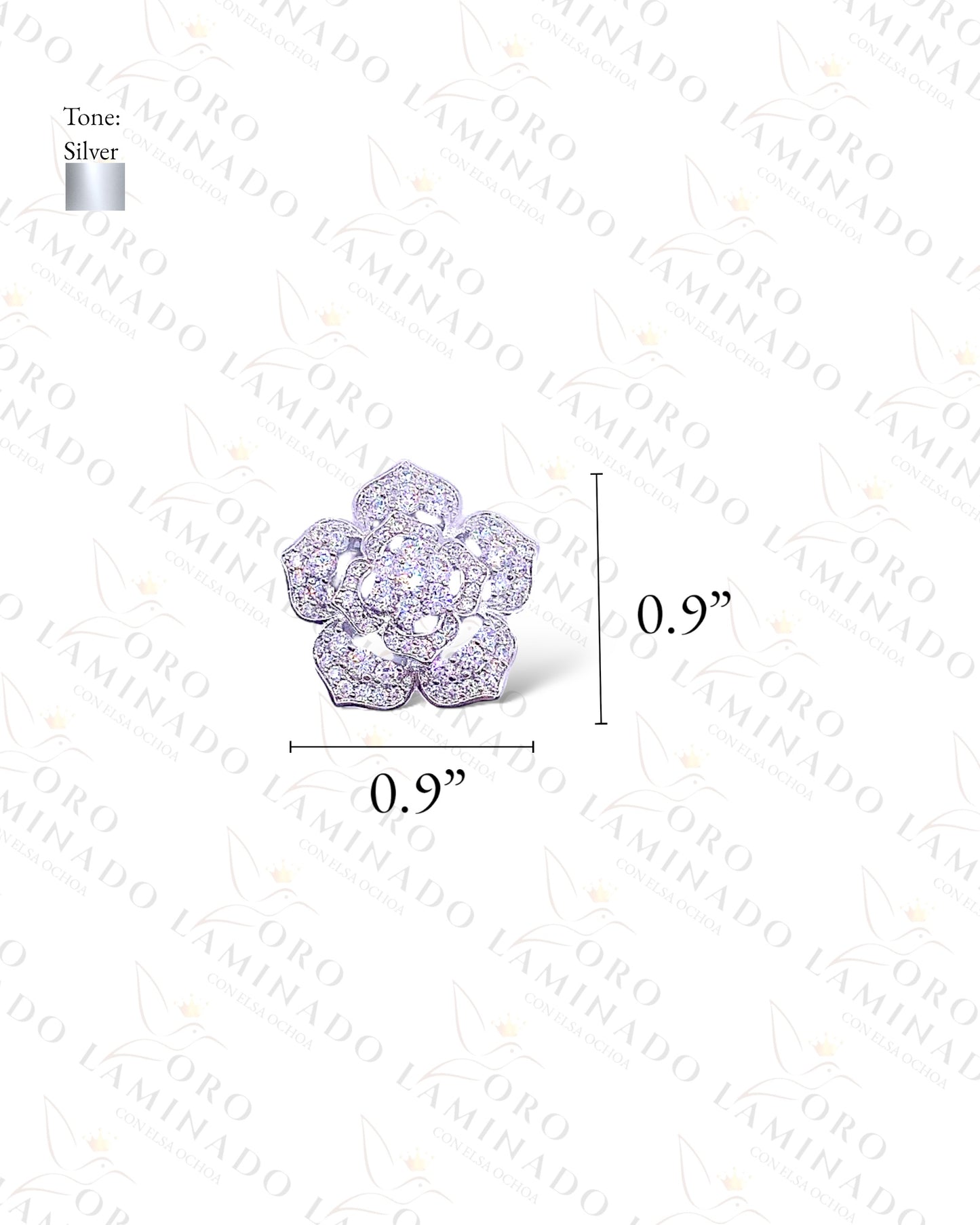 Silver Flower Pendant C274