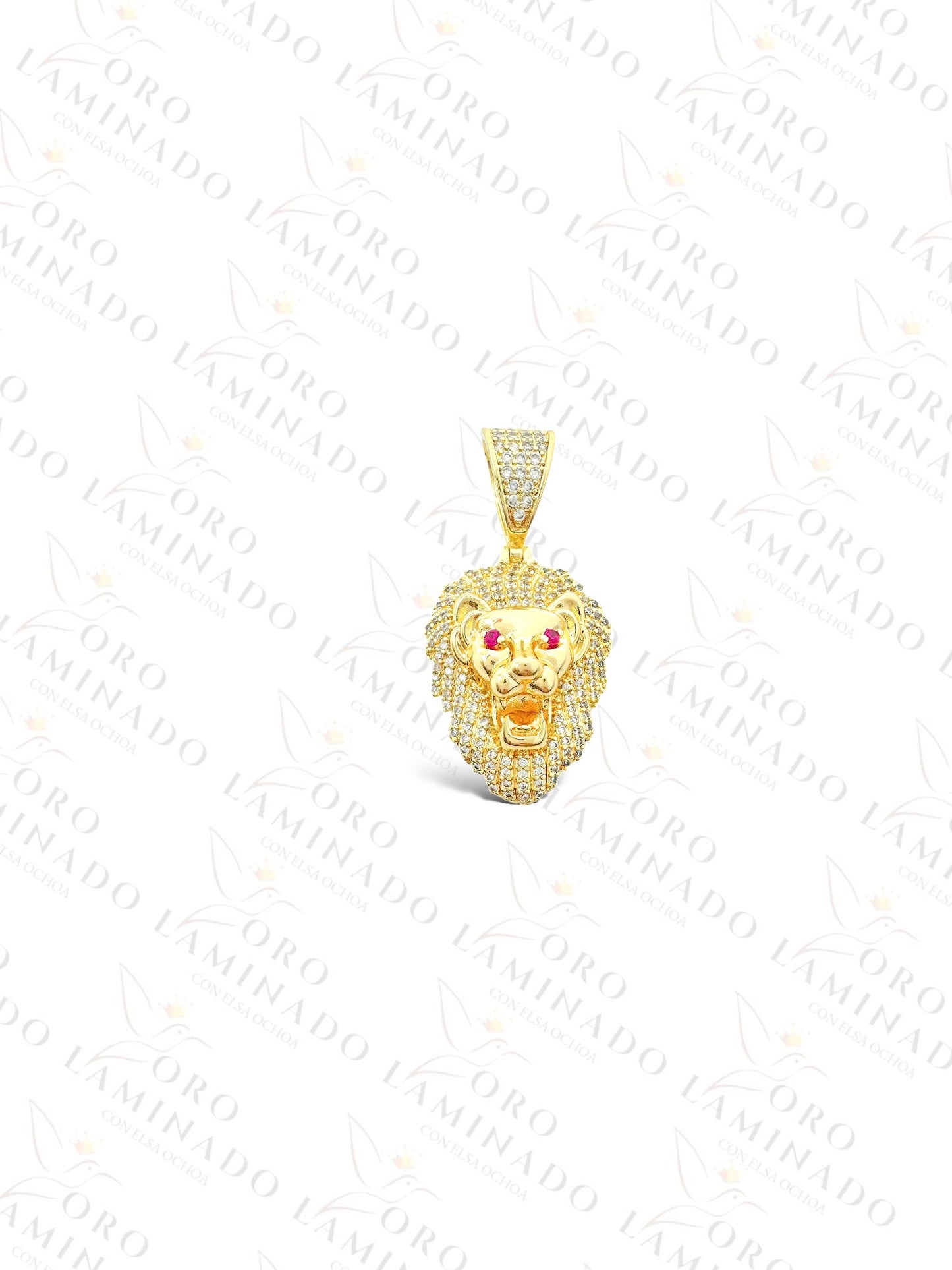 Gold Filled Lion Head Pendant B30