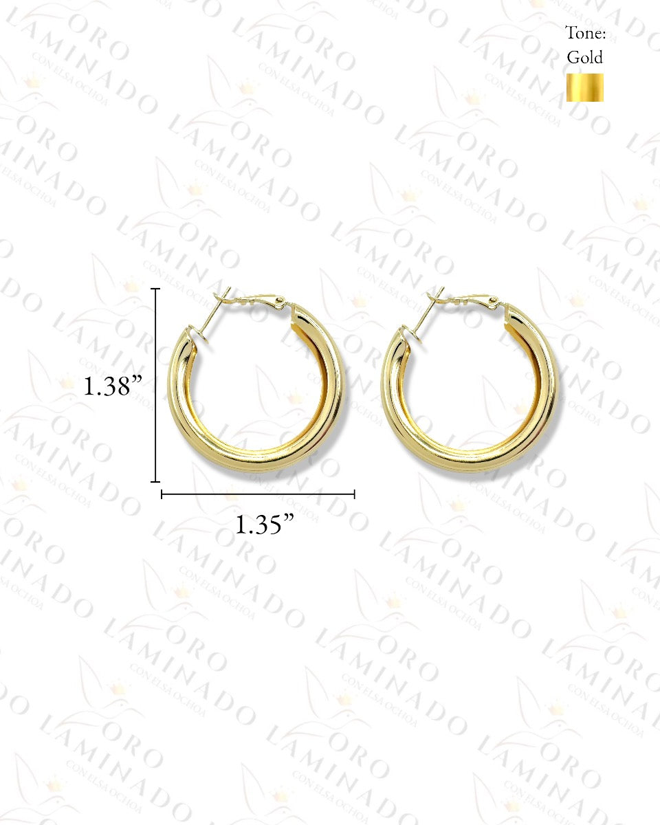 High Quality Chunky Hoop Earrings R237