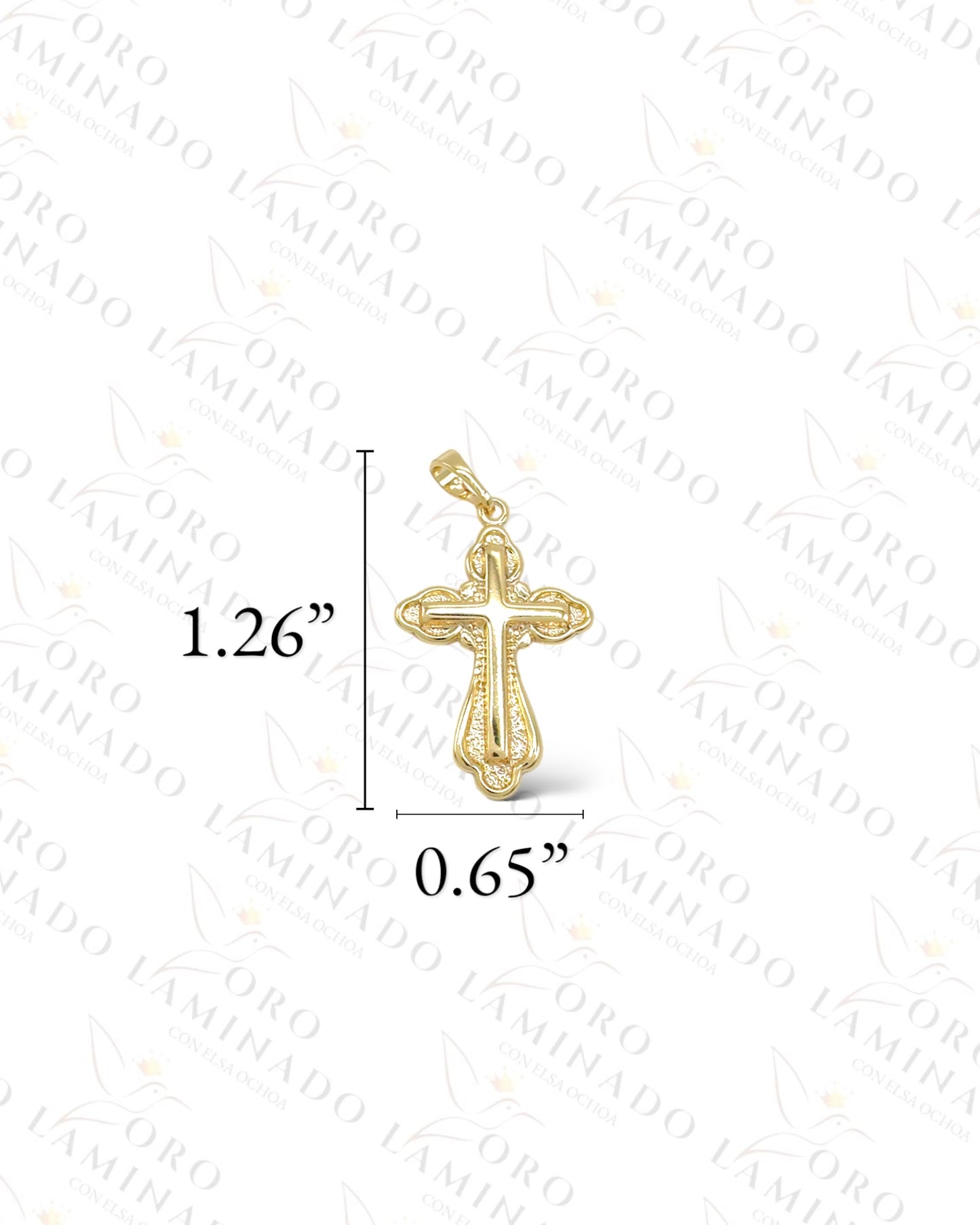 High Quality Gold Cross Pendant  R388