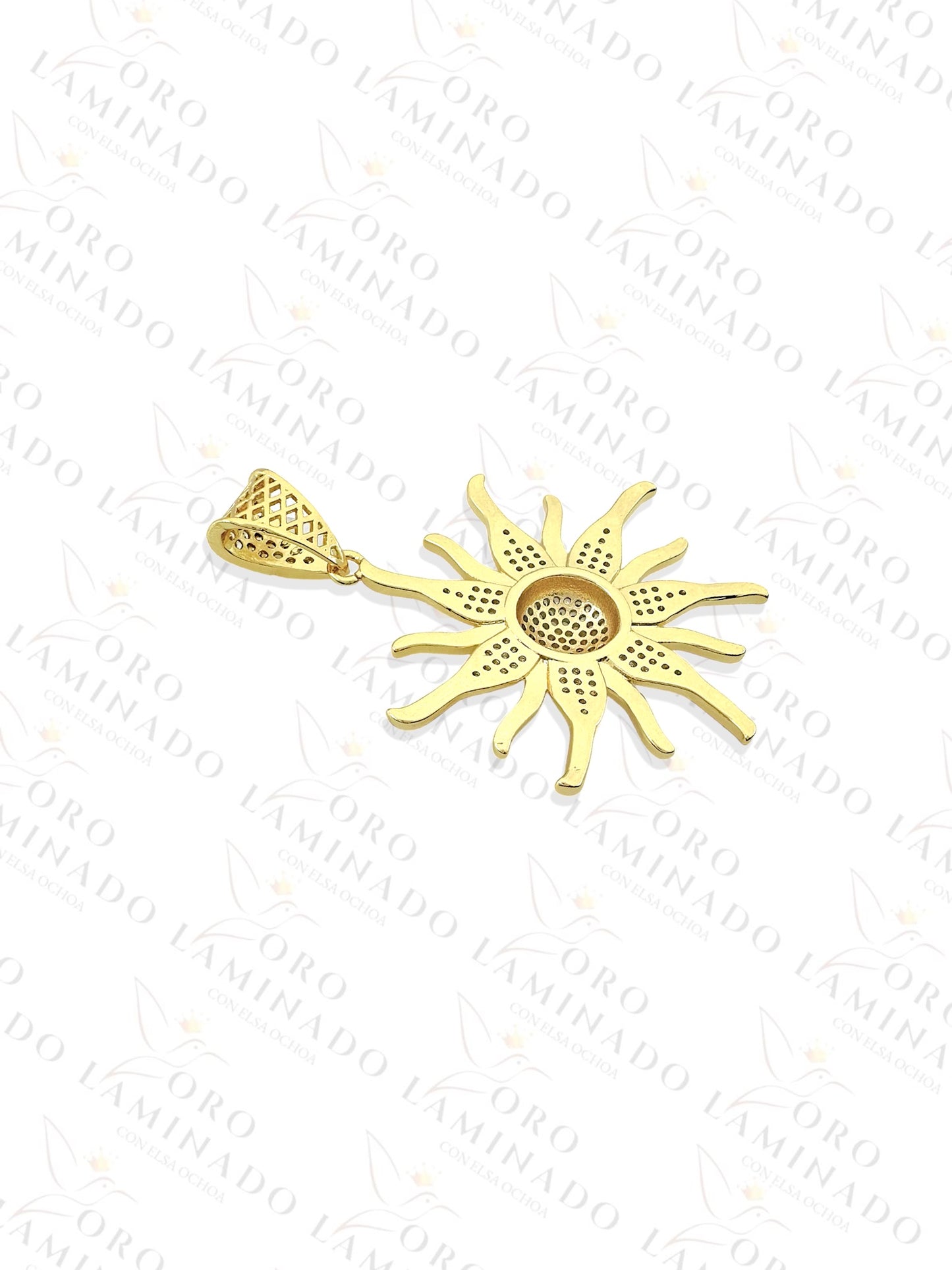 Gold Filled Sun Pendant B109