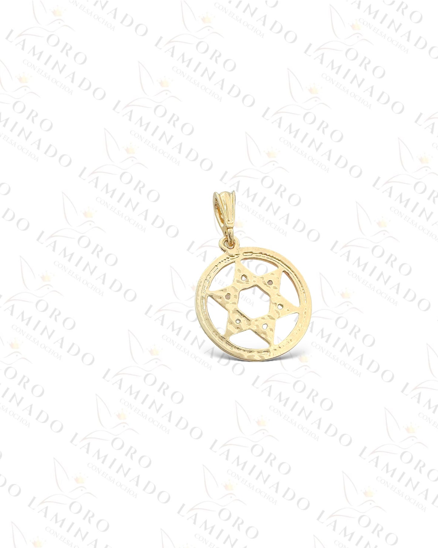 Three Tones Star of David Pendant G311