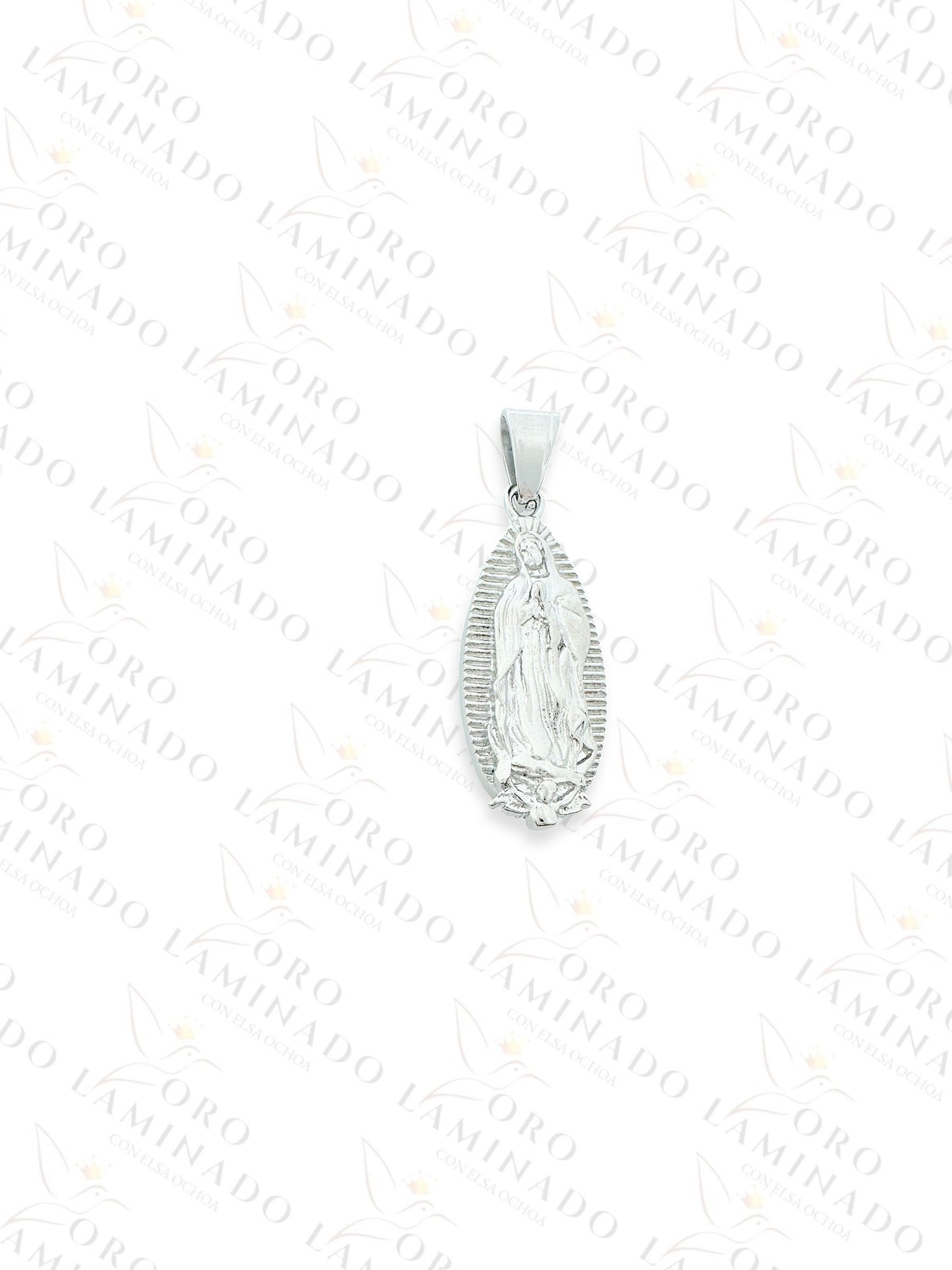 Silver Virgin Mary Pendant Y341