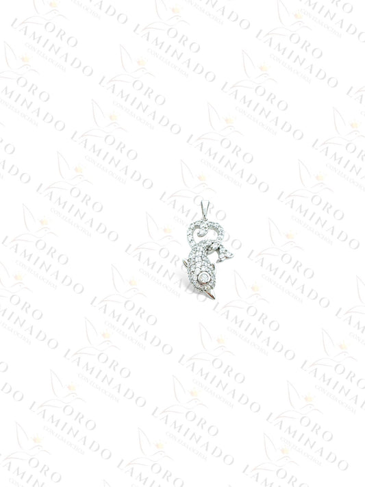 Silver Dolphin Pendant Y338