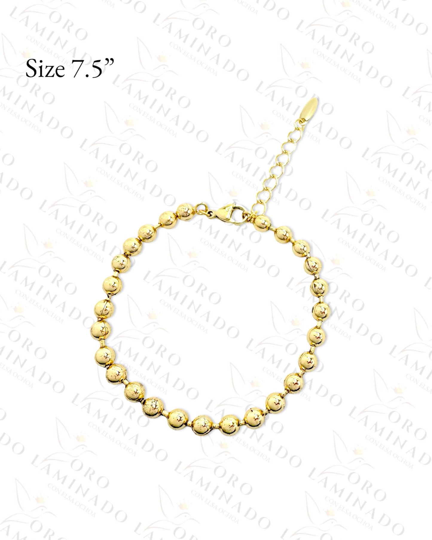 High Quality Gold Filled Ball Bead Chain Bracelet Y450