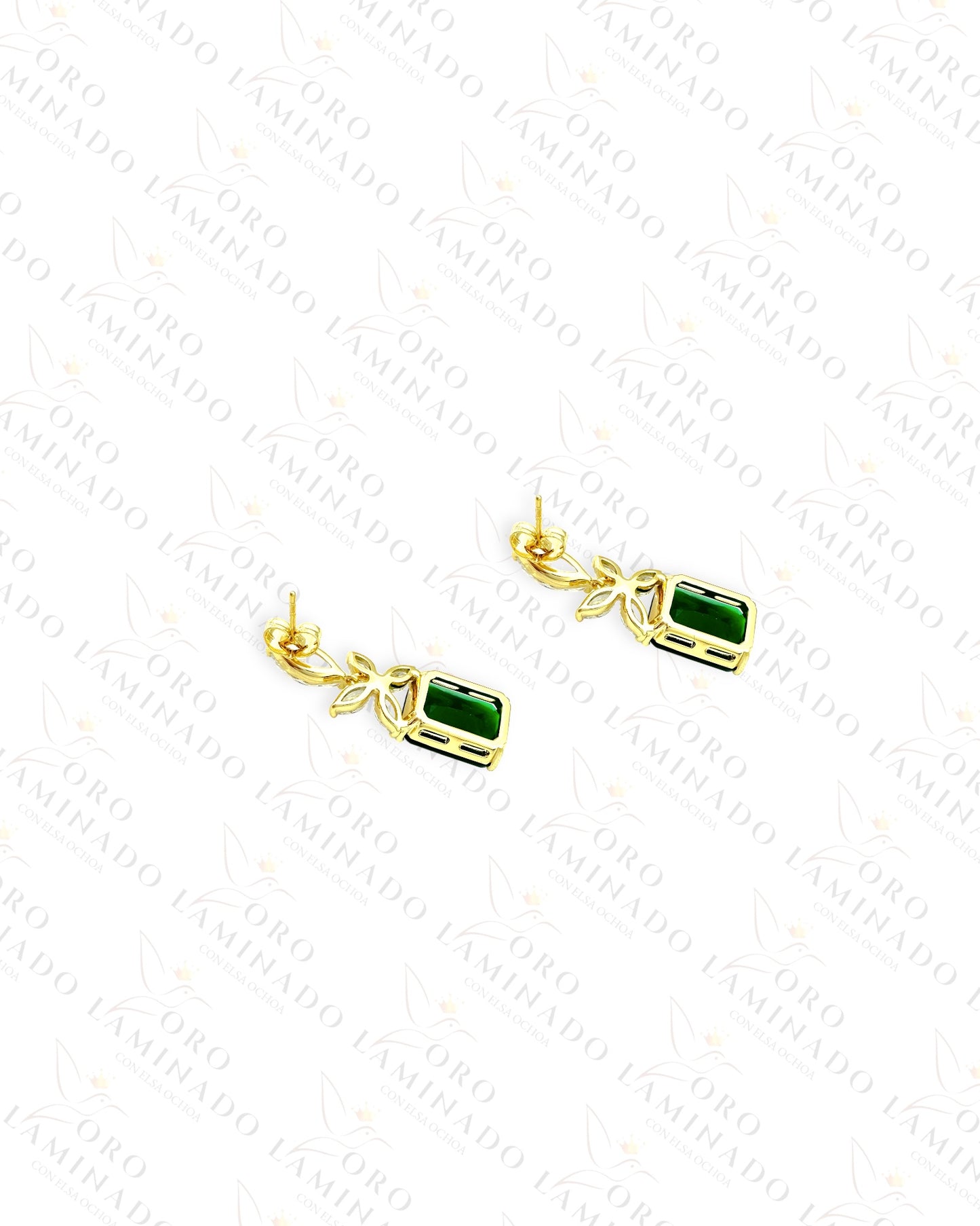 High Quality Green Earrings C418