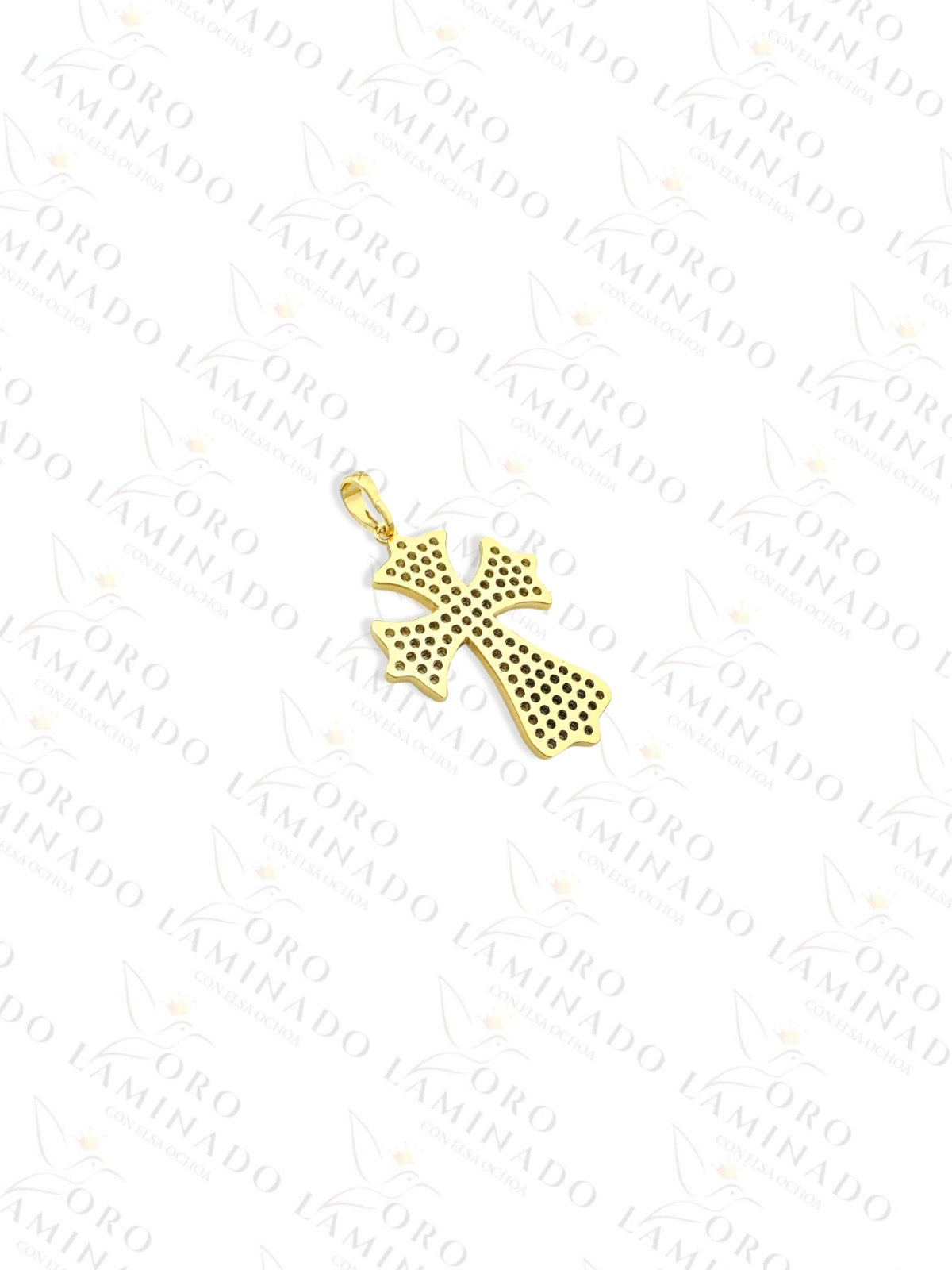 Gold Filled High Quality Cross Pendant With Diamonds C204