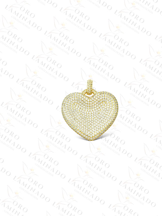 High Quality Diamond Heart Pendant G125