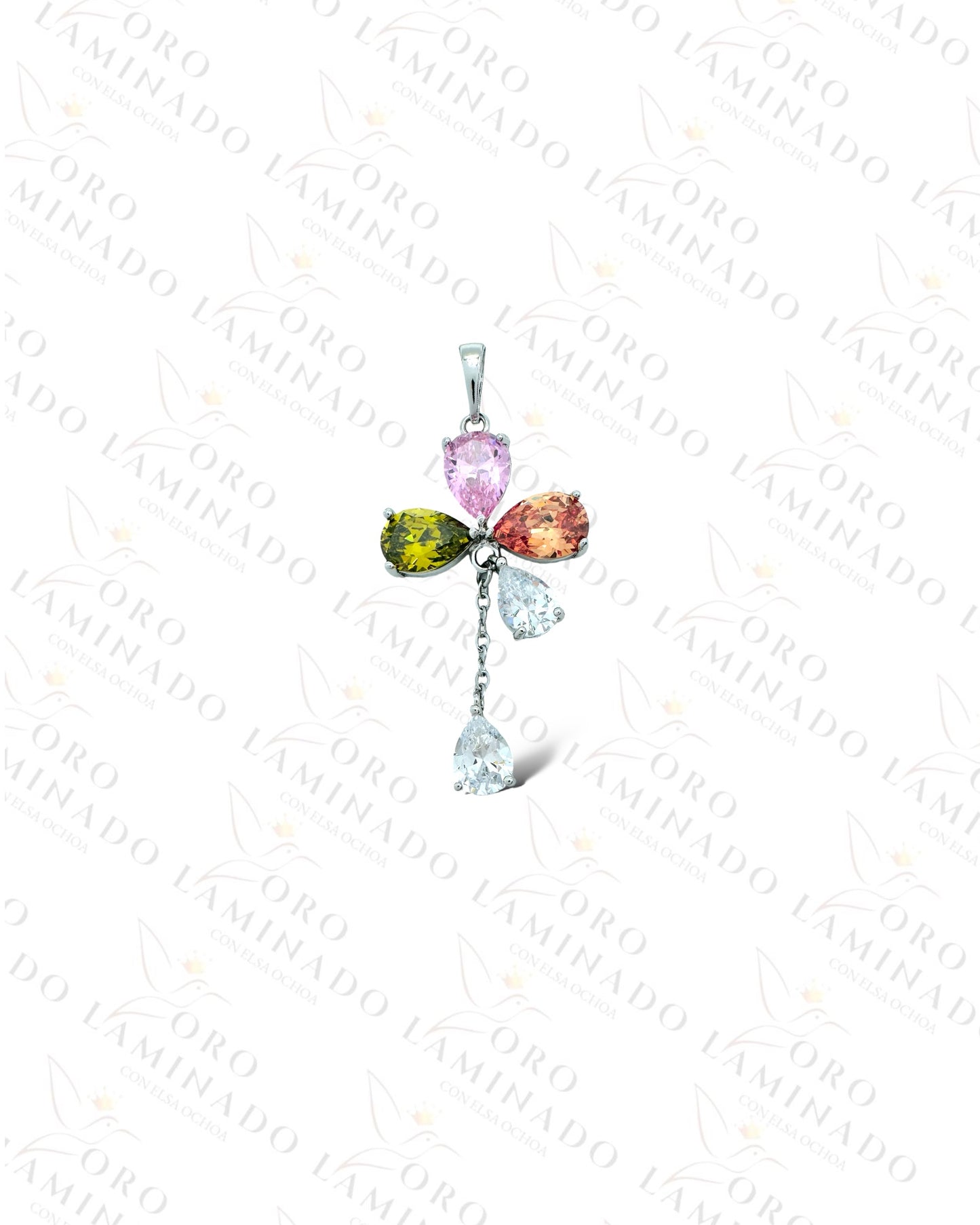 High Quality Crystal Flower Pendant B130