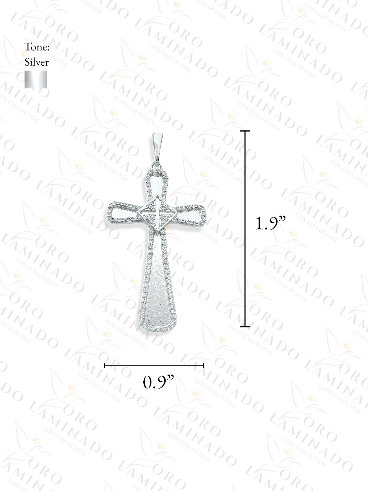 High Quality Silver Cross Pendant Y332