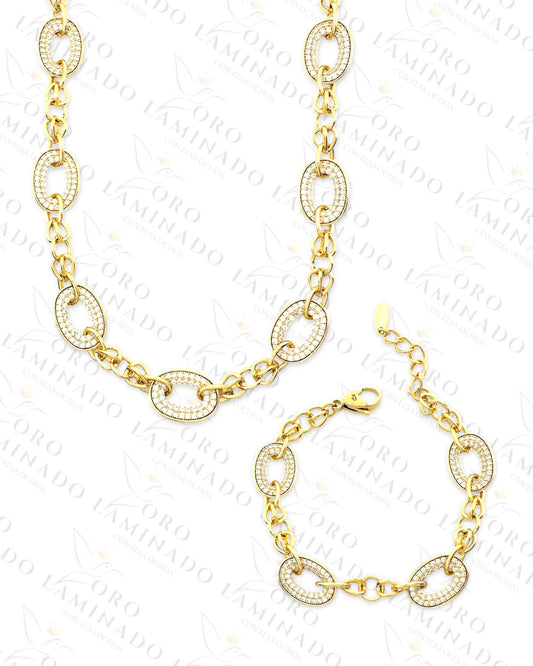 High Quality Round Link Chain Set (Gold Filled) Y267