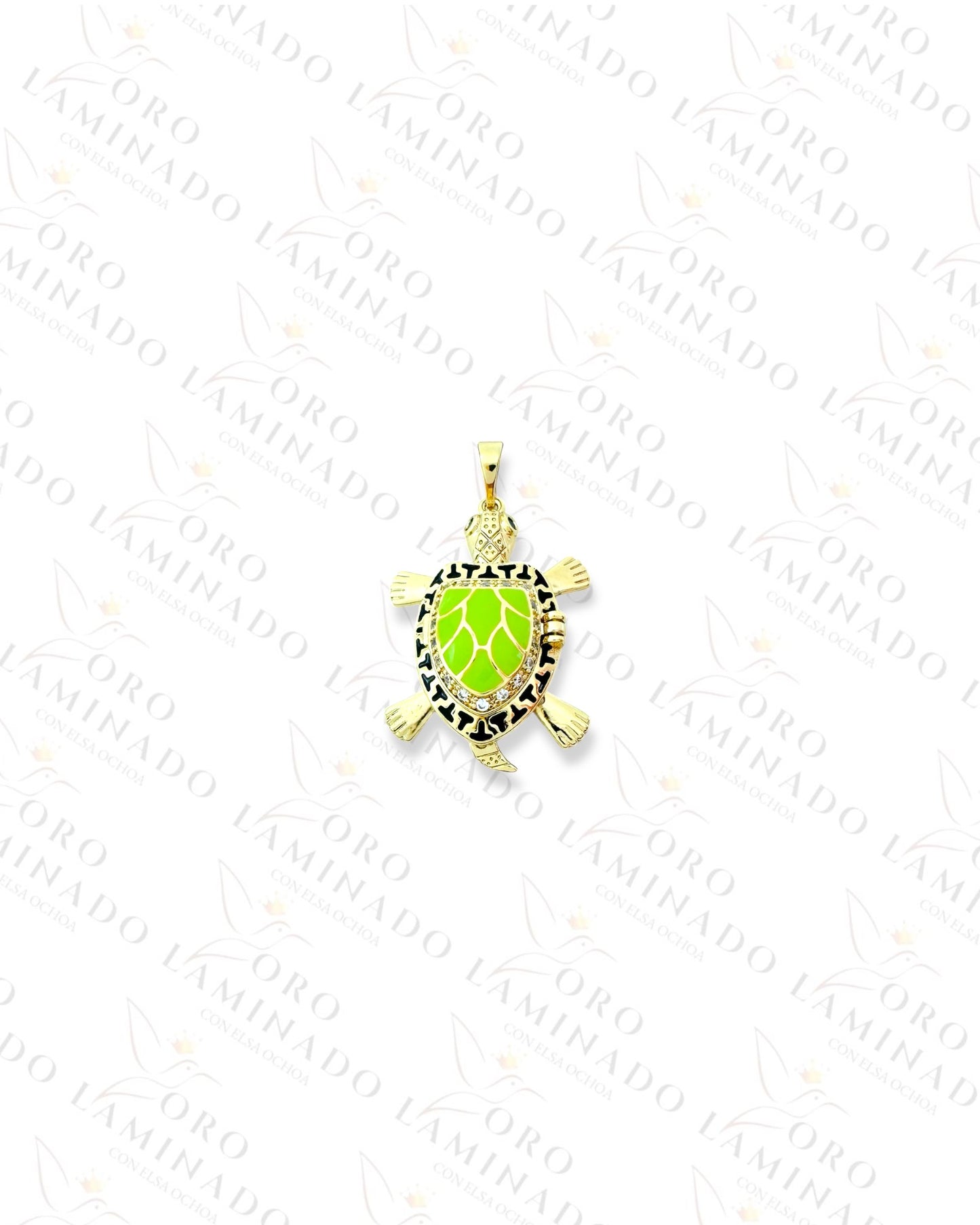 High Quality Turtle Locket Pendant B273