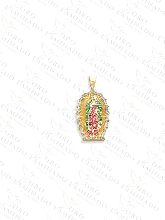 Gold Filled Virgin Mary Pendant B354