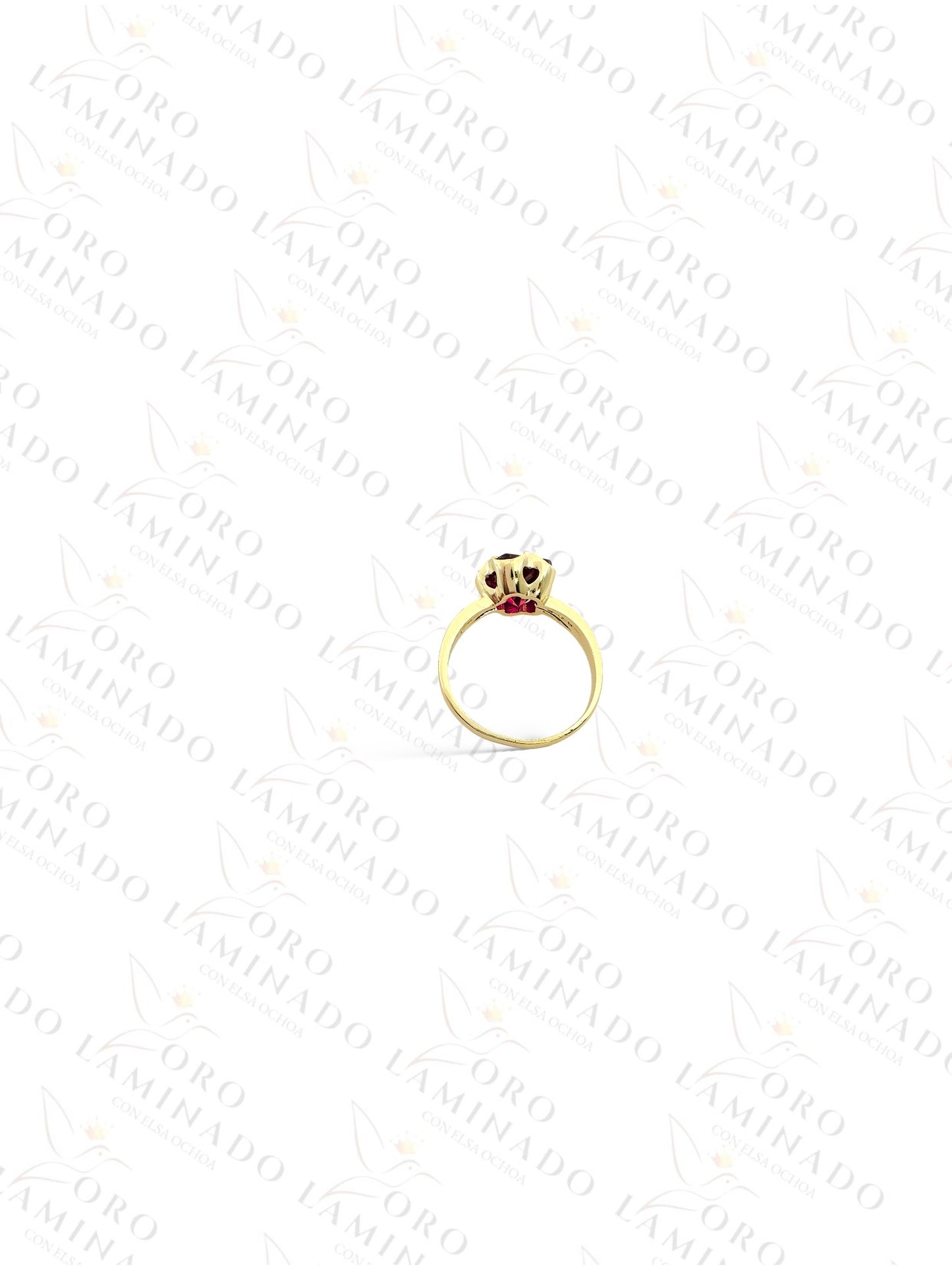 Gold Filled Red Stone Ring G450