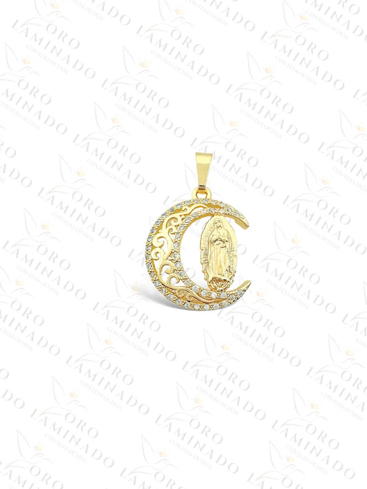 Virgen Mary Moon Pendant B10