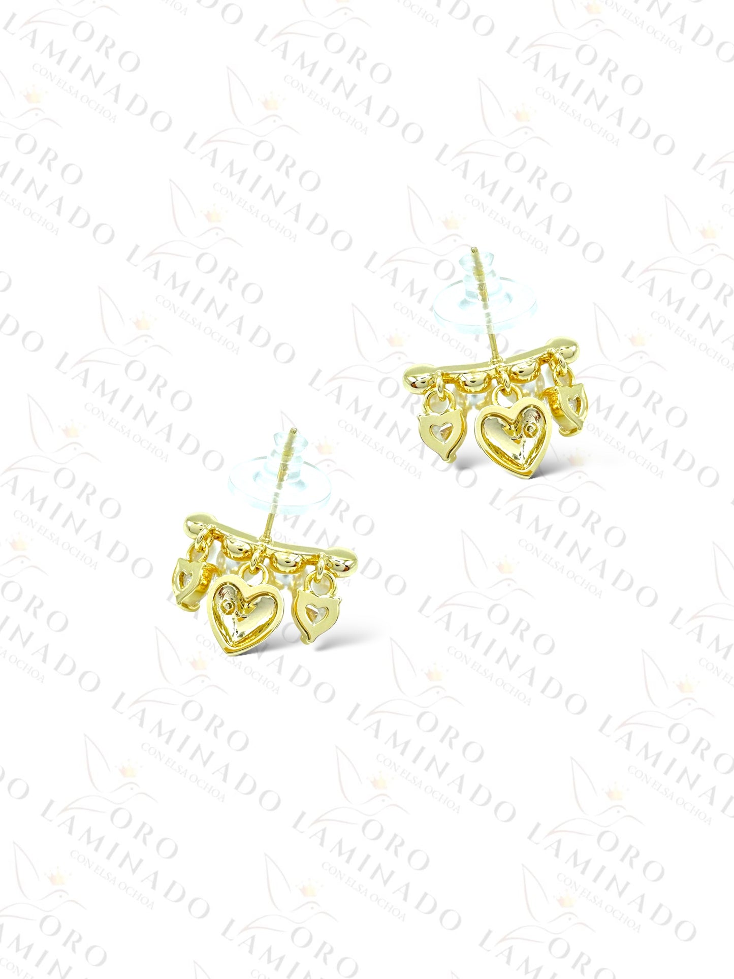 High Quality Pearl and Heart Earrings C400