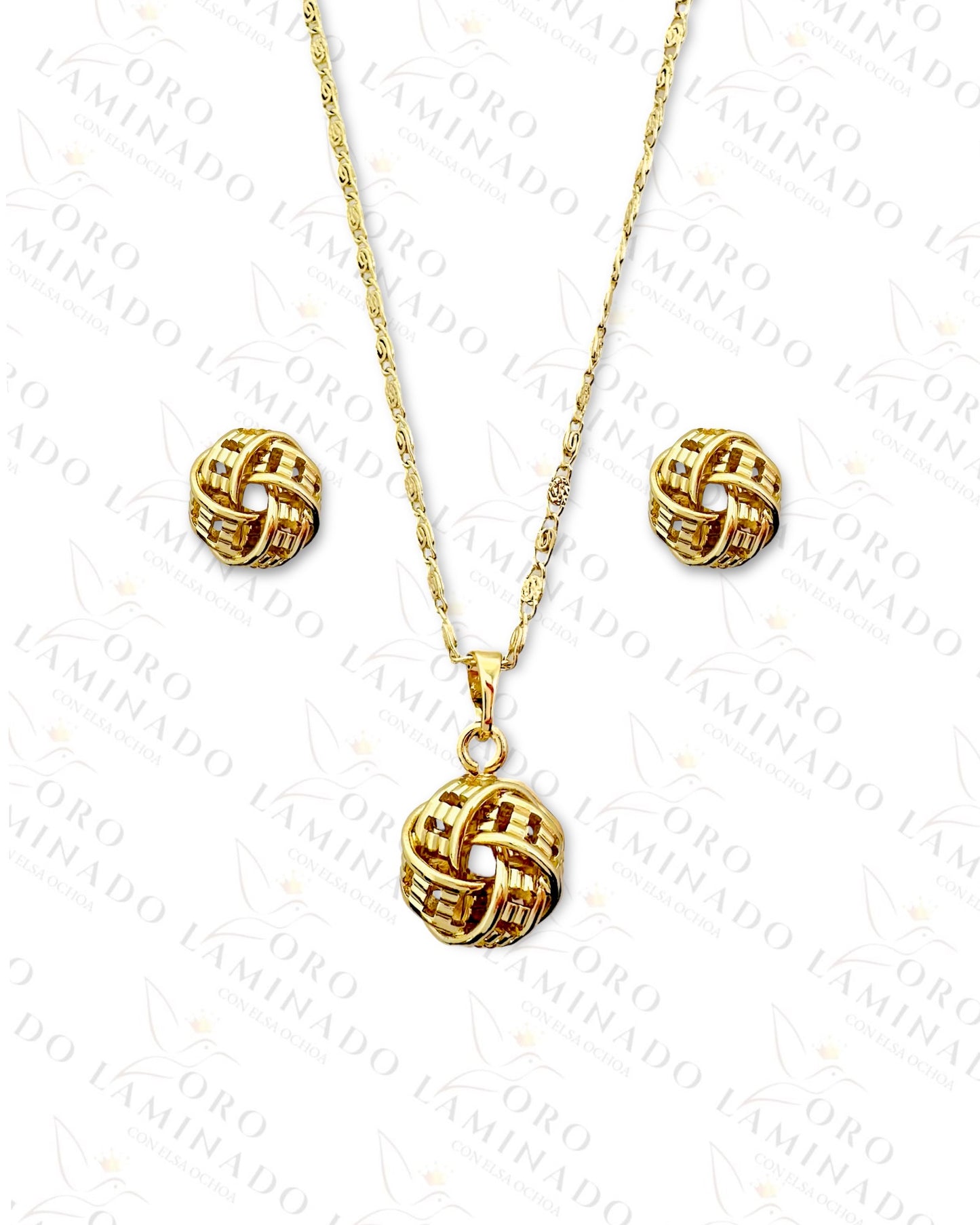 High Quality Gold Knot Set C392