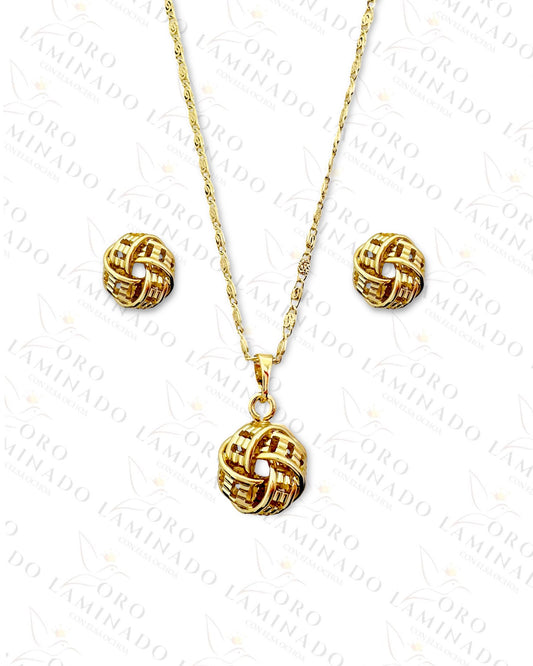 High Quality Gold Knot Set C392