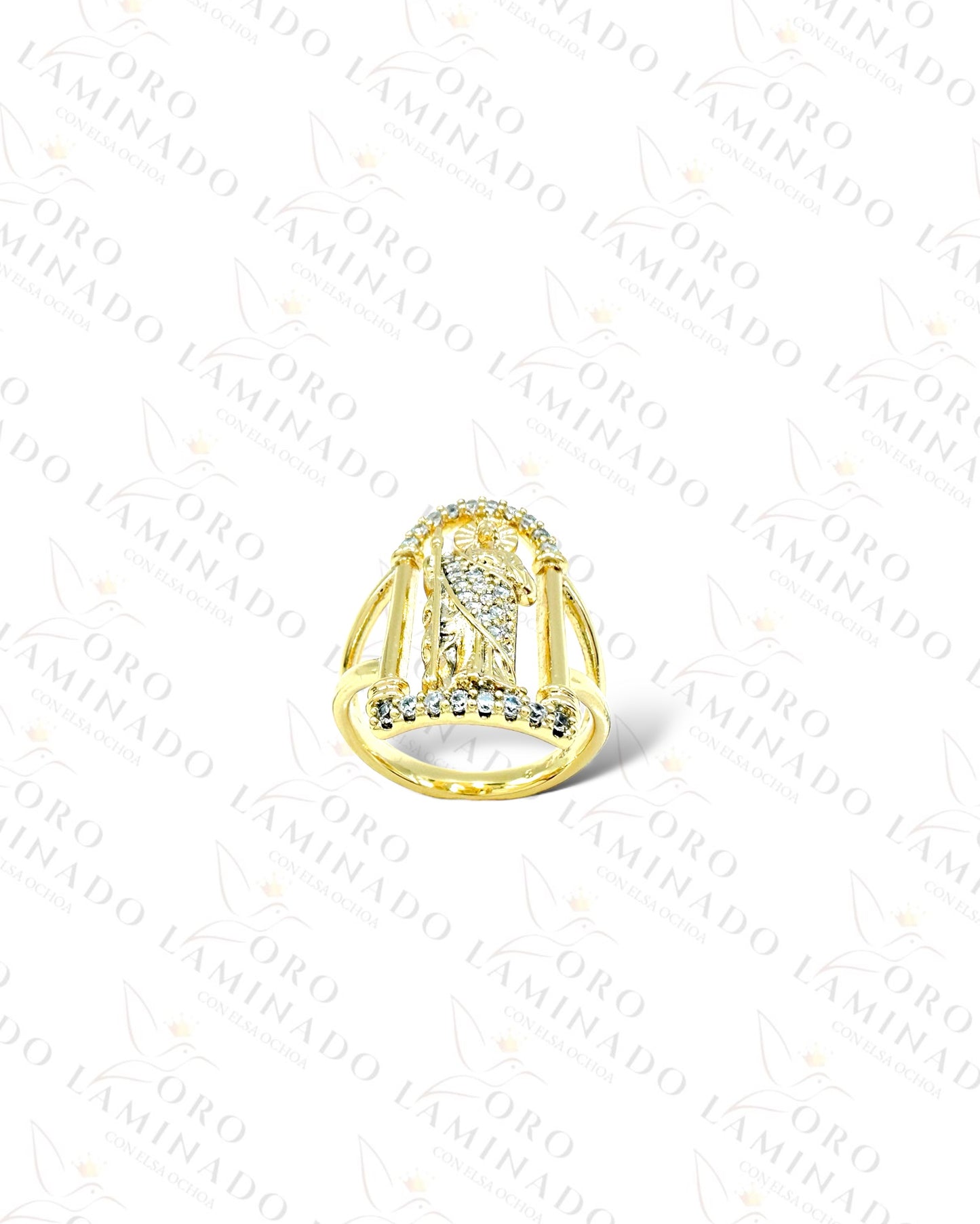 High Quality San Judas Gold Ring G457