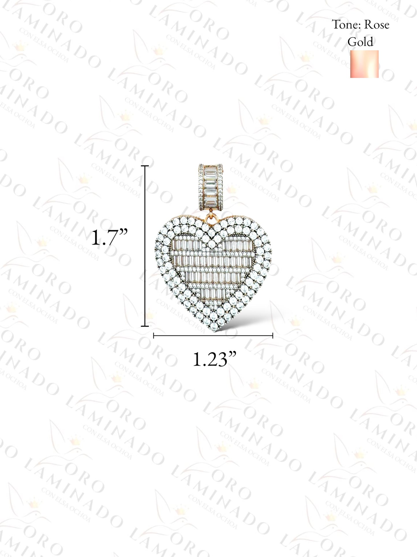 High Quality Glass of Heart Set R178