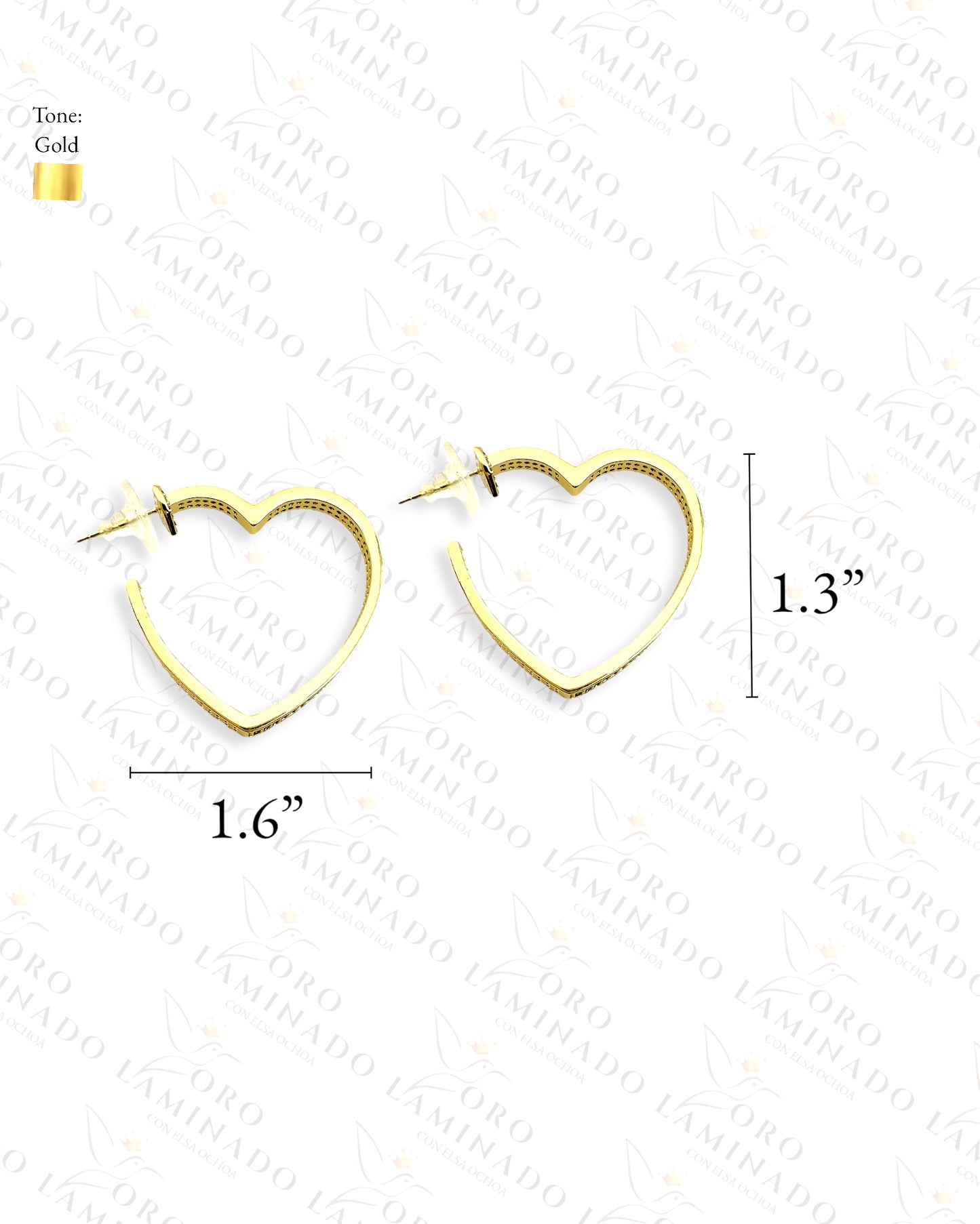 High Quality Heart Earrings C369