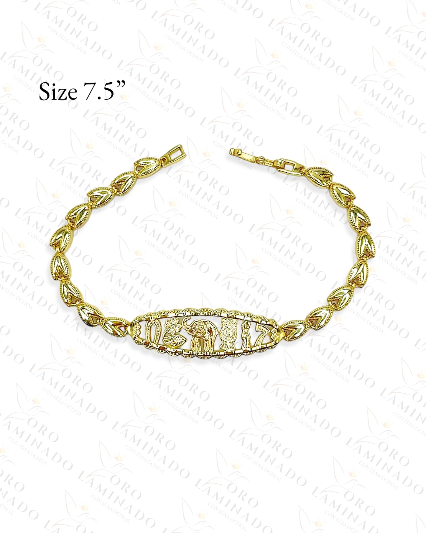 High Quality Seven Power Plaque Bracelet Y132