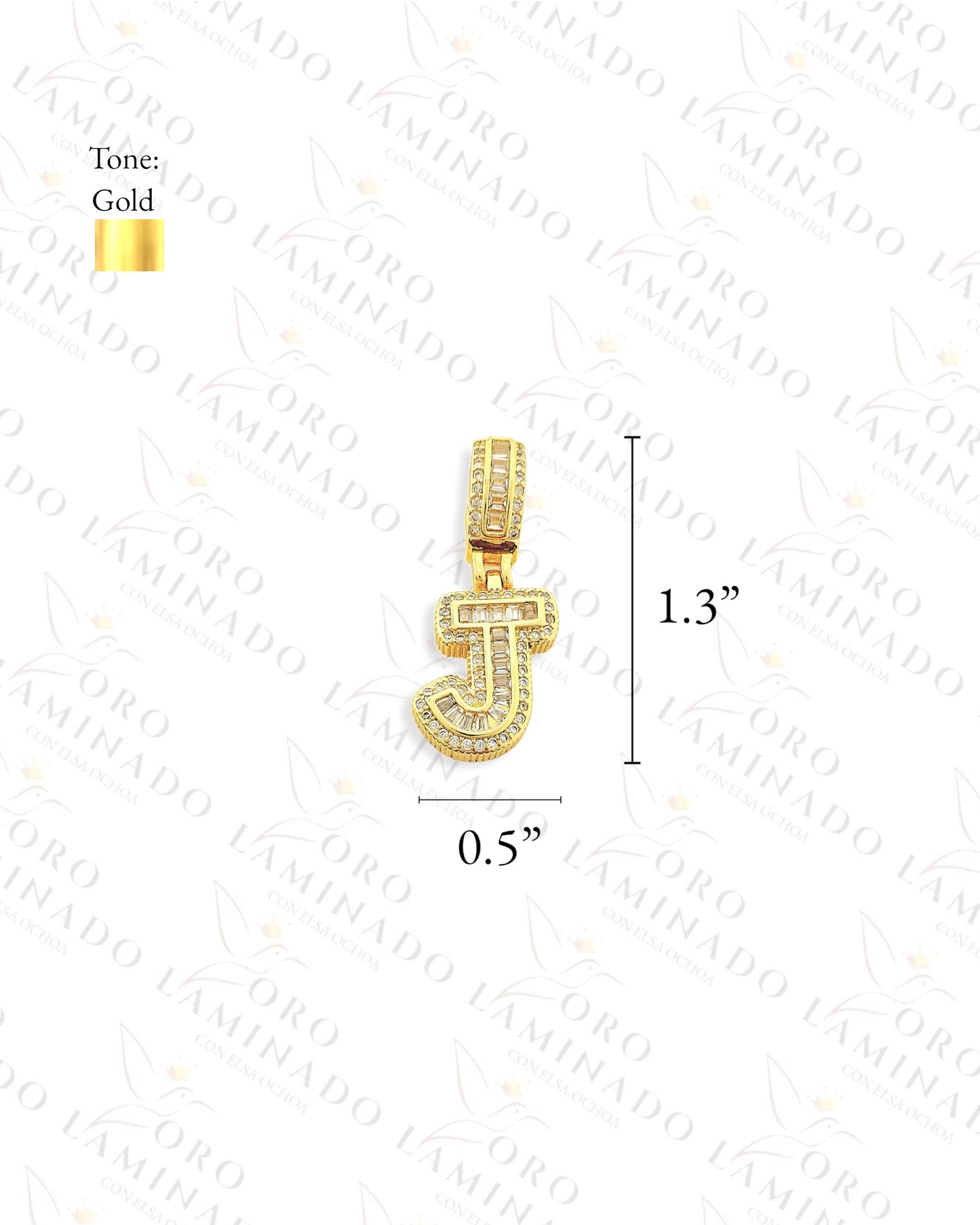 Letter "J" Pendant G255