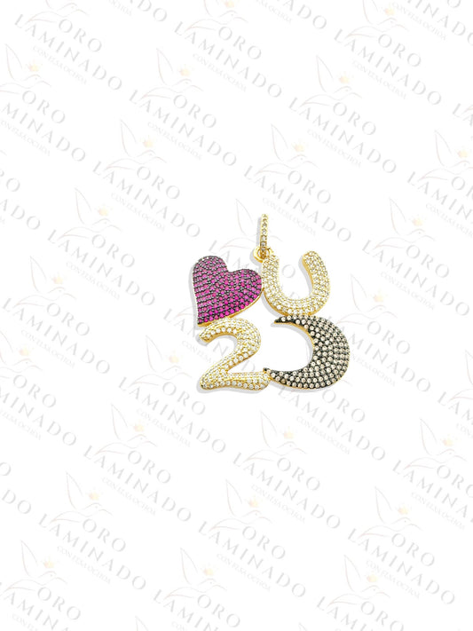 High Quality "Love U 2 Moon" Pendant G316