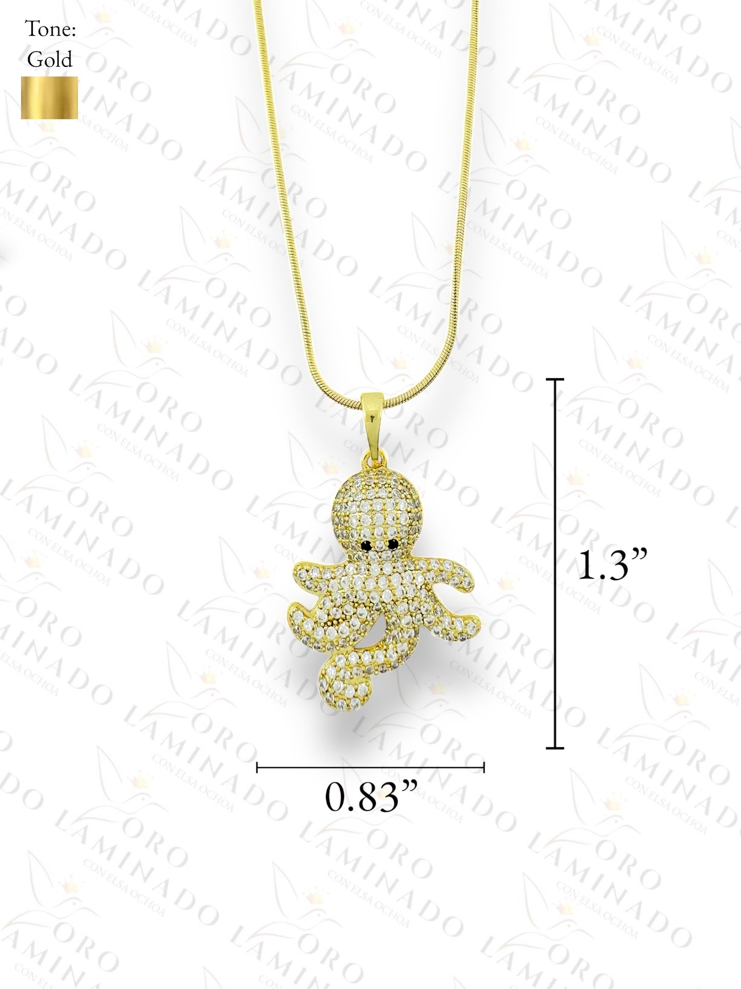 Gold Filled Octopus Kids Set Y210