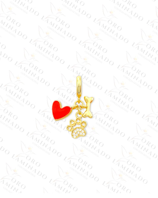 Puppy Paw Charm (Gold Filled) B32