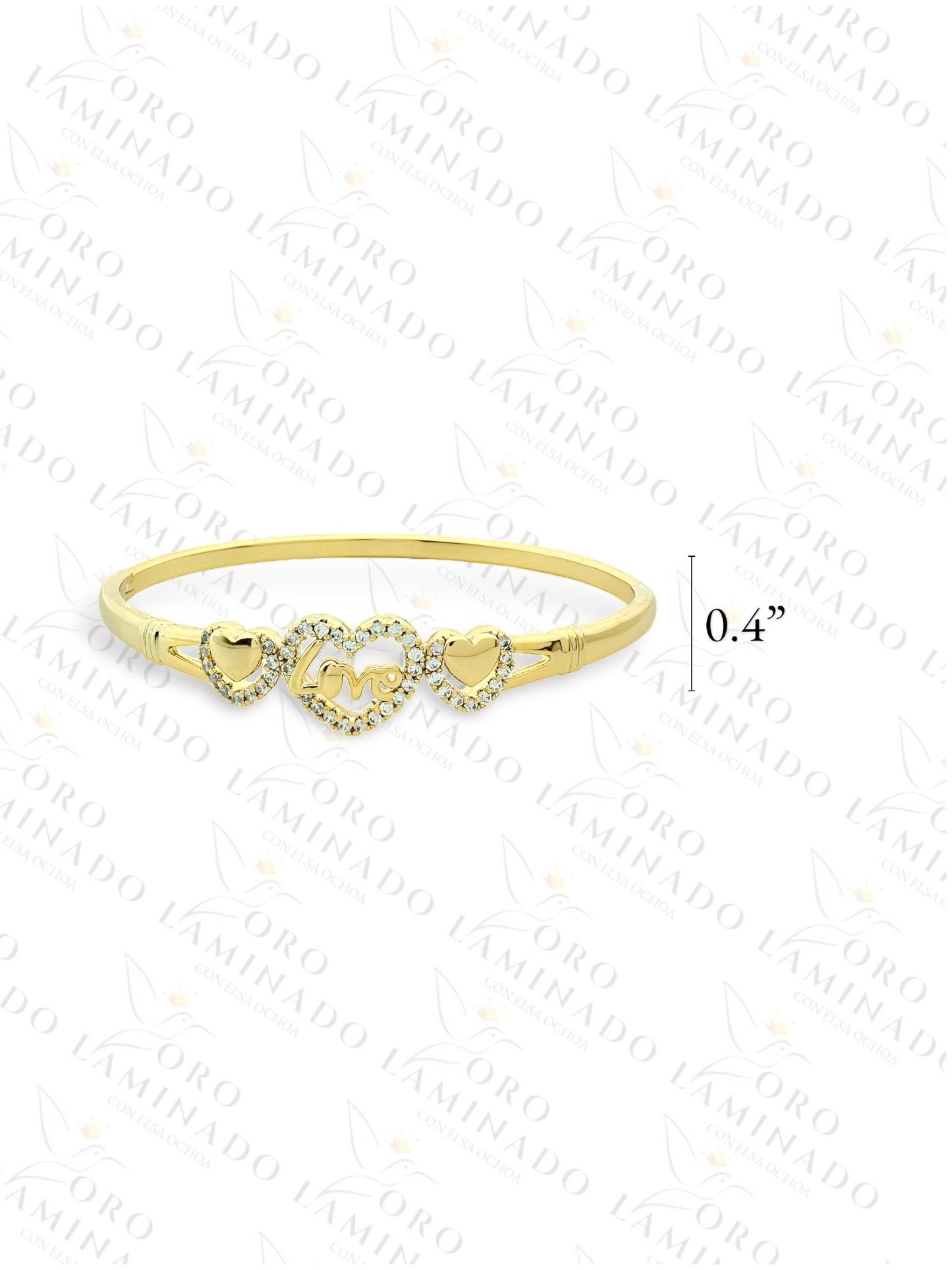 High Quality ‘Love’ Gold Bangle Bracelet R114