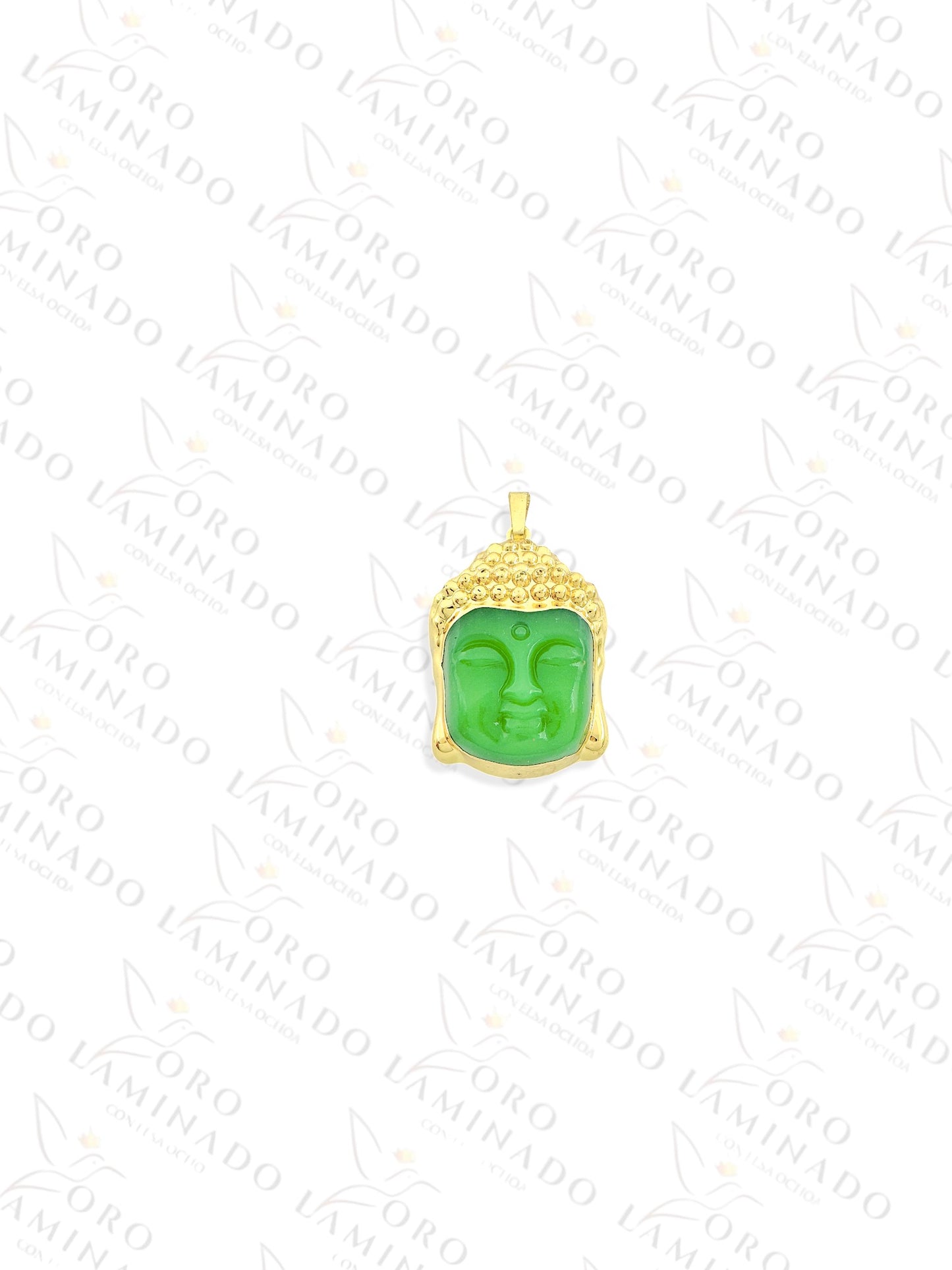 Gold Filled Green Buddah Pendant R92