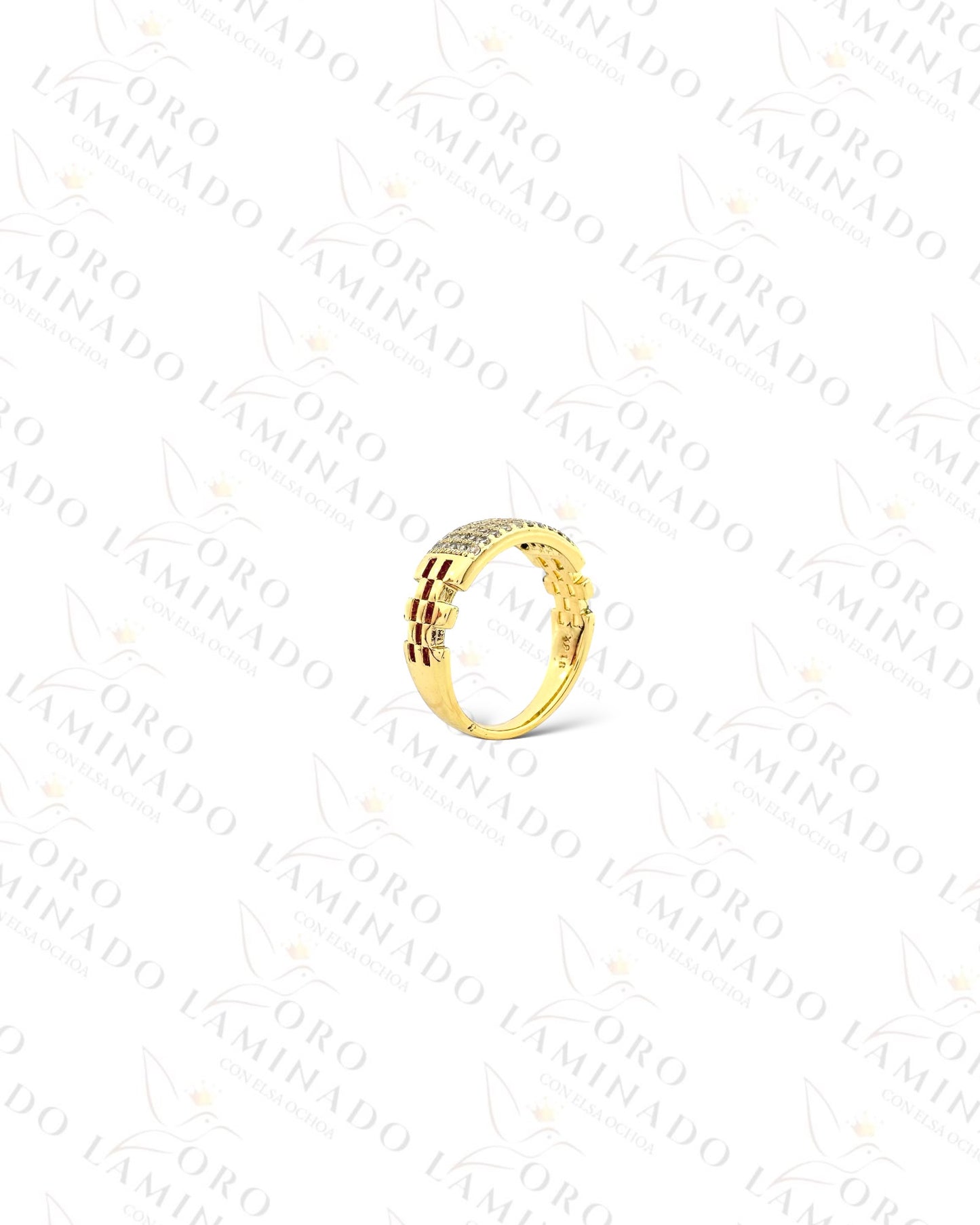 High Quality Monaco Chain Design Ring (Gold Filled) C235