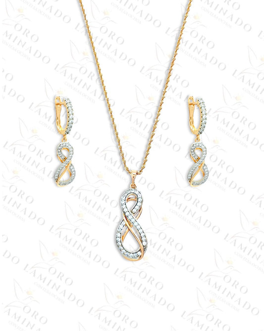 High Quality Diamond Infinity Set B309