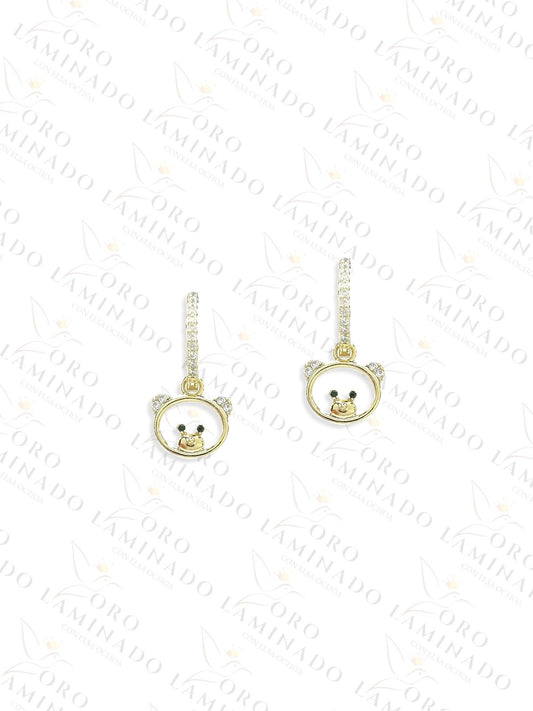 High Quality Bear Earrings B440