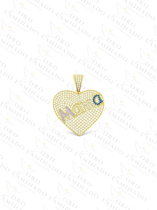 Heart "Mama" Pendant Y314