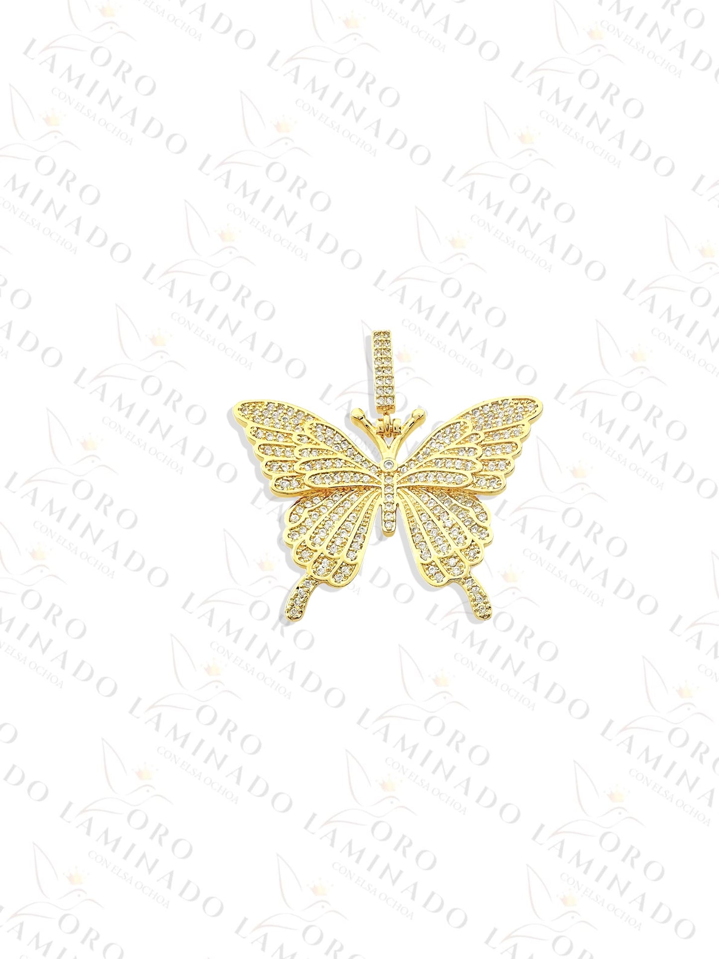 Gold Filled Butterfly Pendant B15