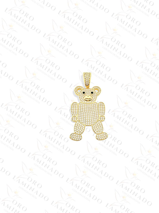 Diamond Bear Pendant G13