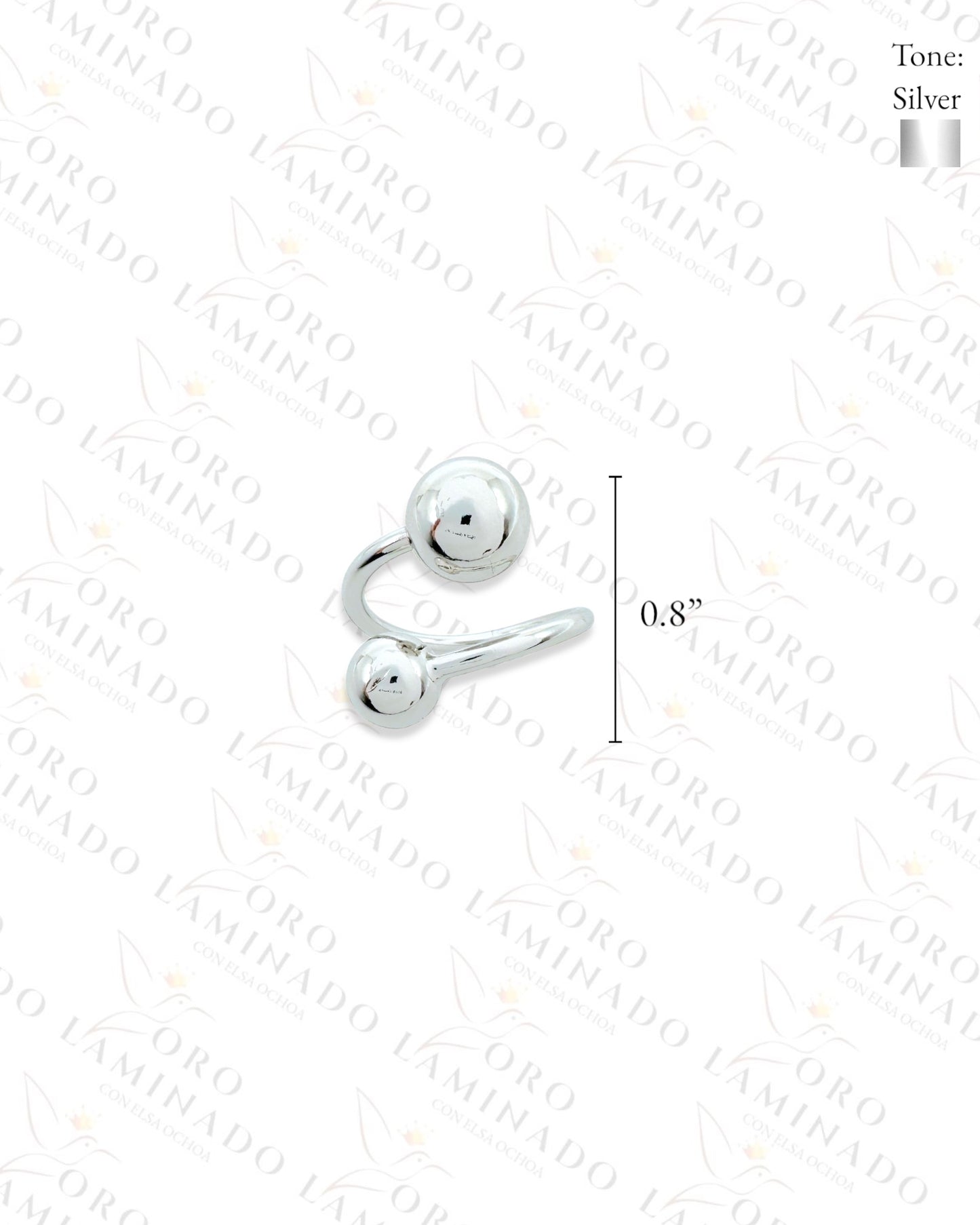 Adjustable Silver Desing Ring (Gold Filled) C433