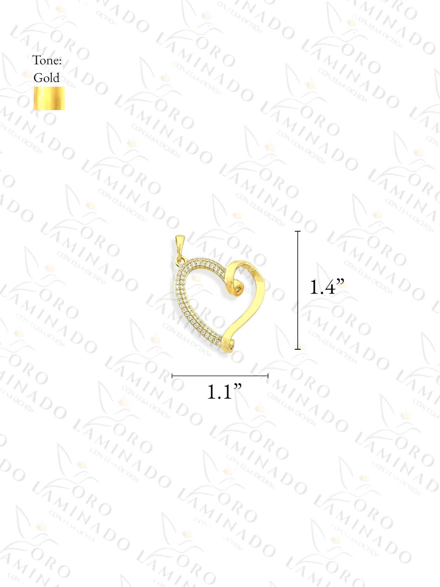 High Quality Heart Pendant R189