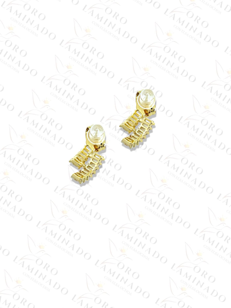 High Quality Cut Glass Earrings G101