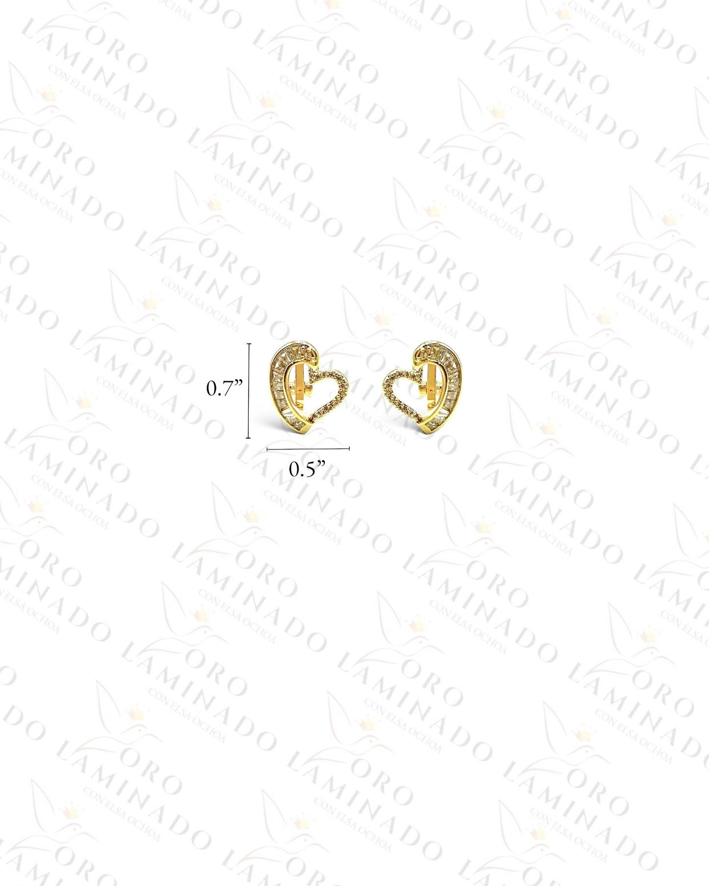 High Quality Heart Earrings  C53