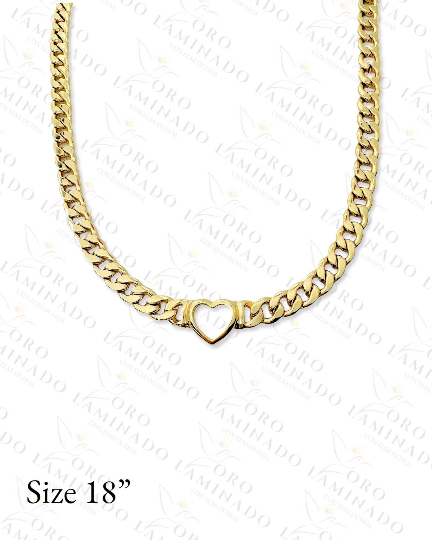 High Quality Gold Filled Heart Chain Set Y122