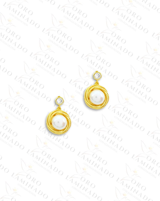 High Quality Pearl and Gold Earrings (Gold Filled) G275