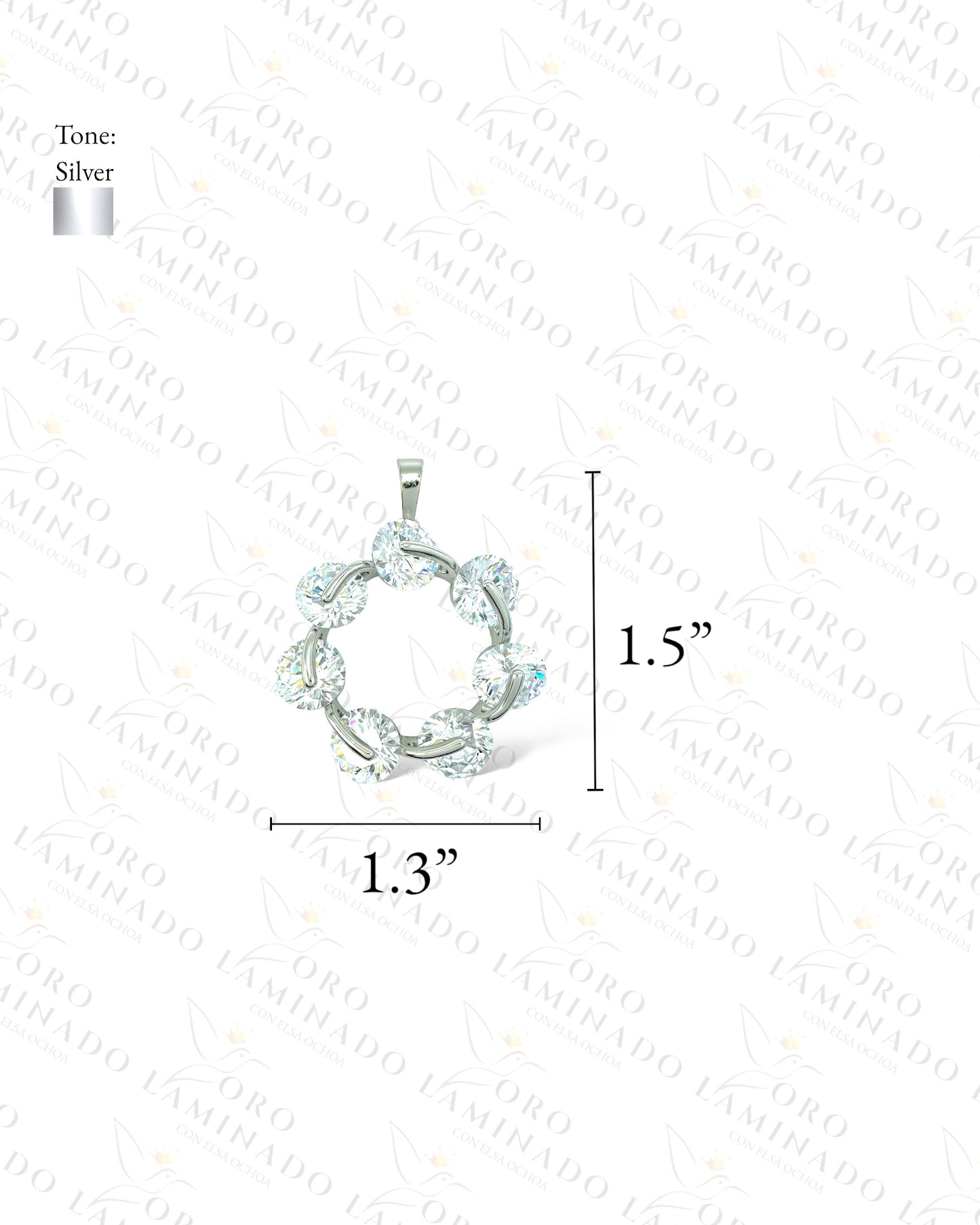 Exclusive High Quality Silver Diamond Set G367