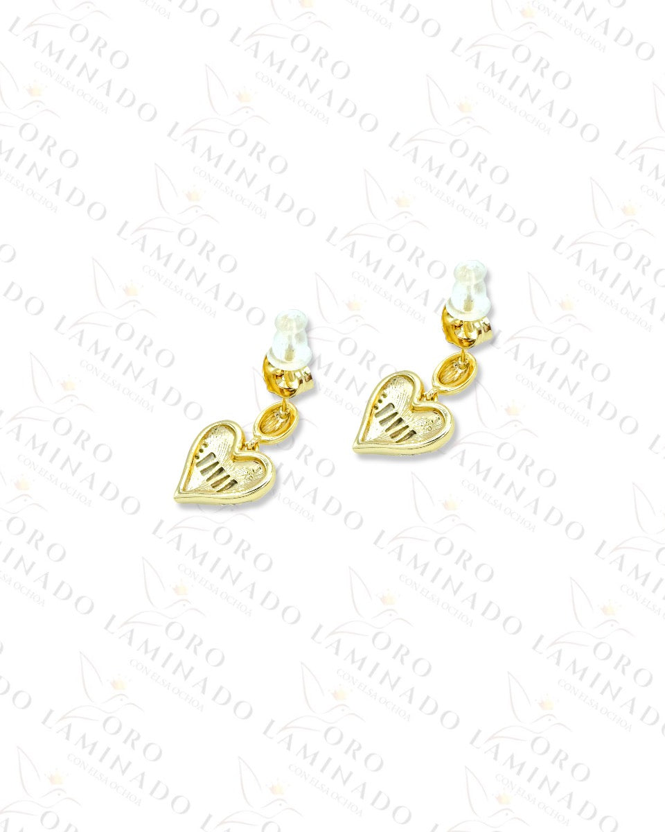 High Quality Heart Earrings B38